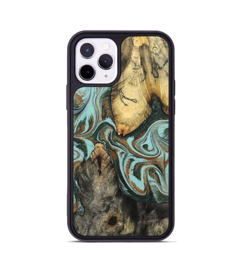 iPhone 11 Pro Wood Phone Case - Verne (Green, 831732)