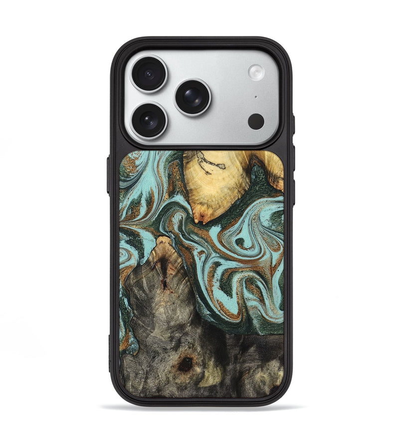 iPhone 18 Pro Wood Phone Case - Verne (Green, 831732)