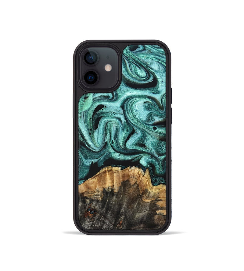 iPhone 12 mini Wood Phone Case - Gerald (Green, 831733)