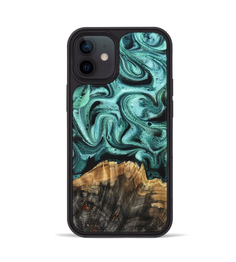 iPhone 12 Wood Phone Case - Gerald (Green, 831733)