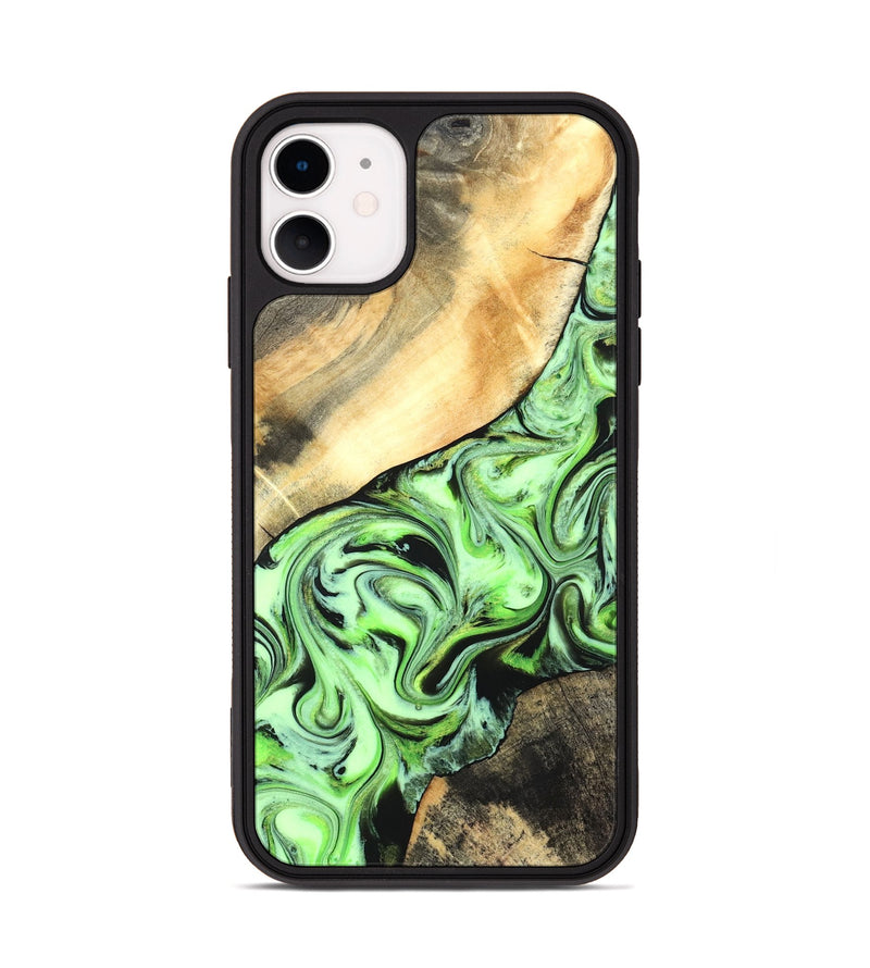 iPhone 11 Wood Phone Case - Misty (Neon, 831734)