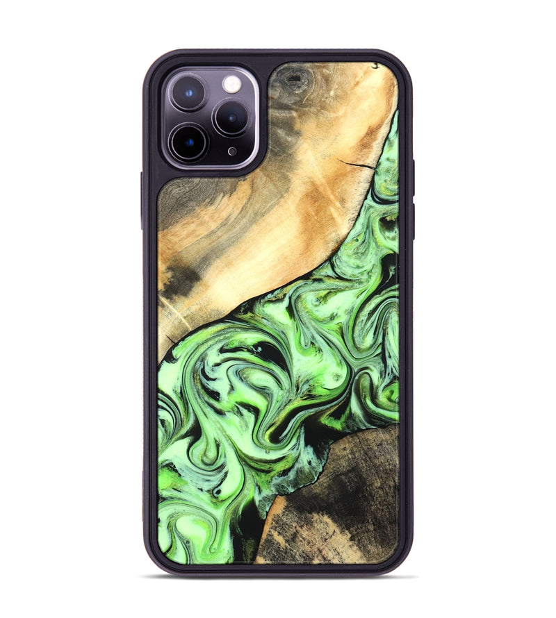 iPhone 11 Pro Max Wood Phone Case - Misty (Neon, 831734)