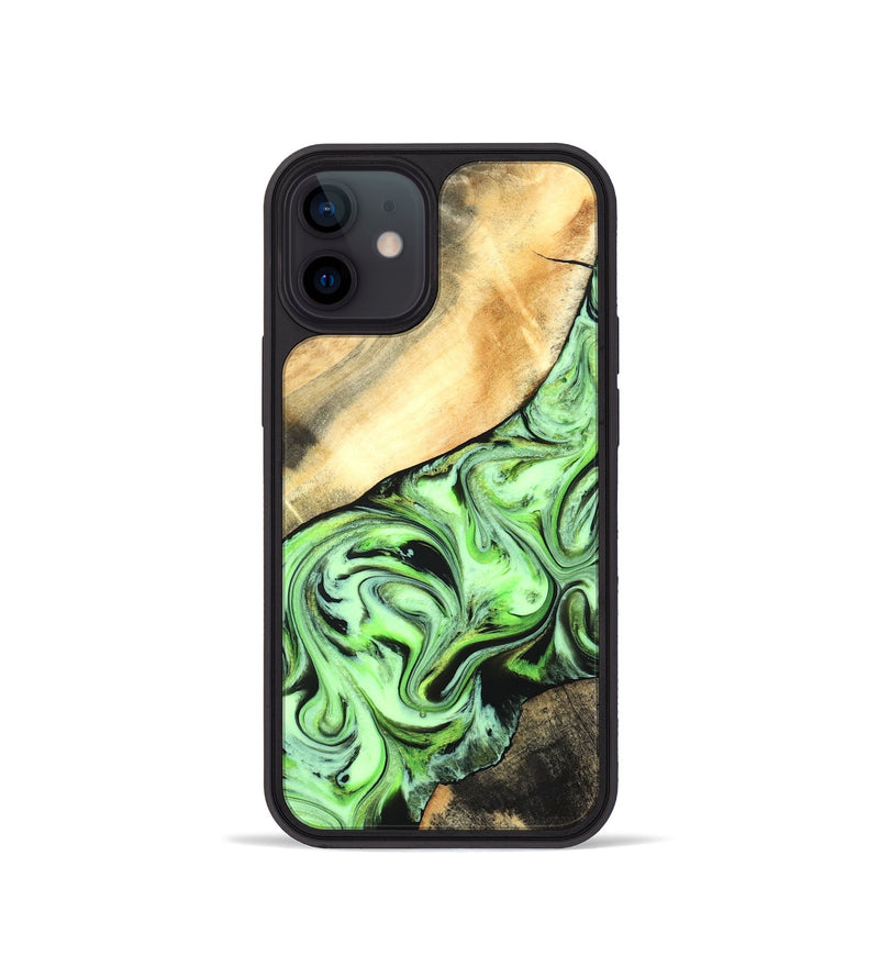 iPhone 12 mini Wood Phone Case - Misty (Neon, 831734)