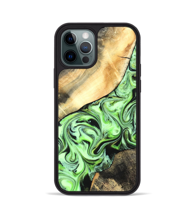 iPhone 12 Pro Wood Phone Case - Misty (Neon, 831734)