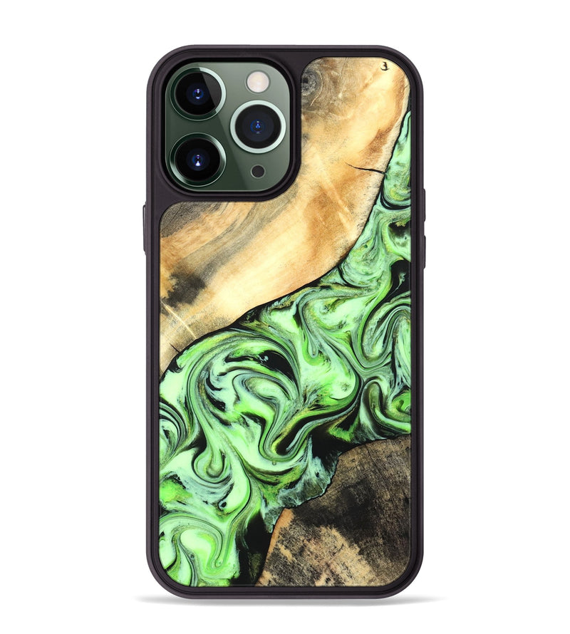 iPhone 13 Pro Max Wood Phone Case - Misty (Neon, 831734)