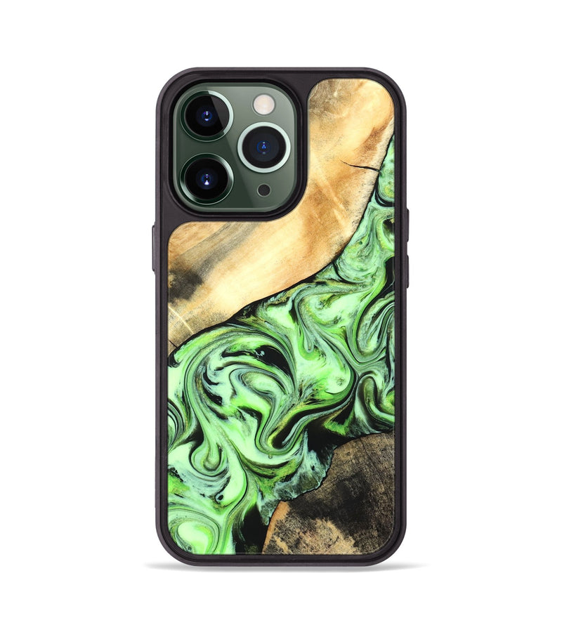 iPhone 13 Pro Wood Phone Case - Misty (Neon, 831734)