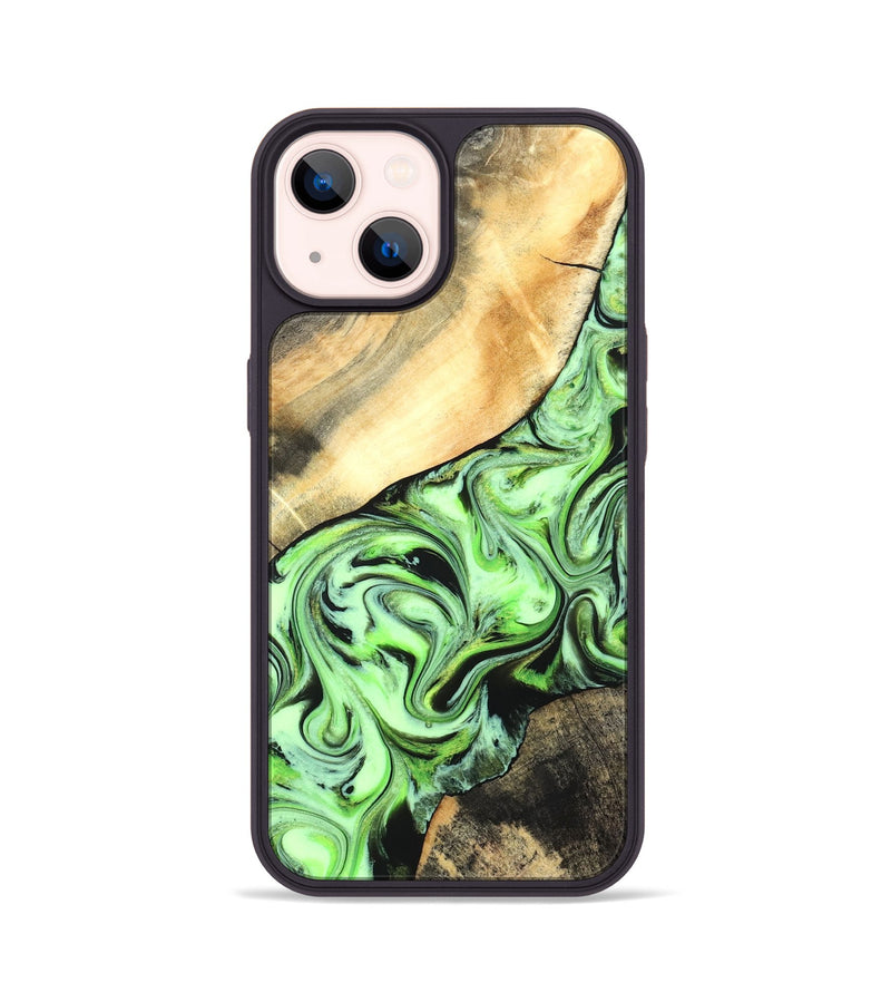 iPhone 14 Wood Phone Case - Misty (Neon, 831734)