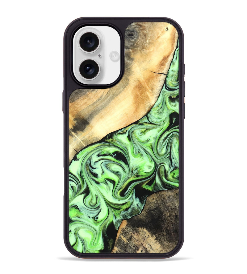 iPhone 16 Plus Wood Phone Case - Misty (Neon, 831734)