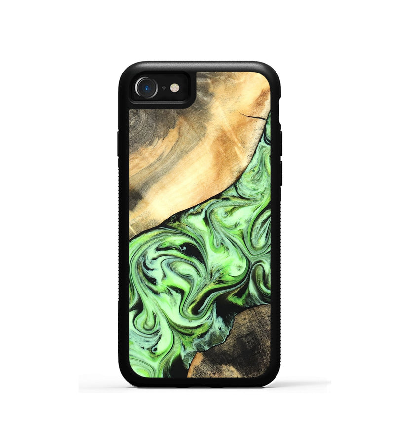 iPhone SE Wood Phone Case - Misty (Neon, 831734)