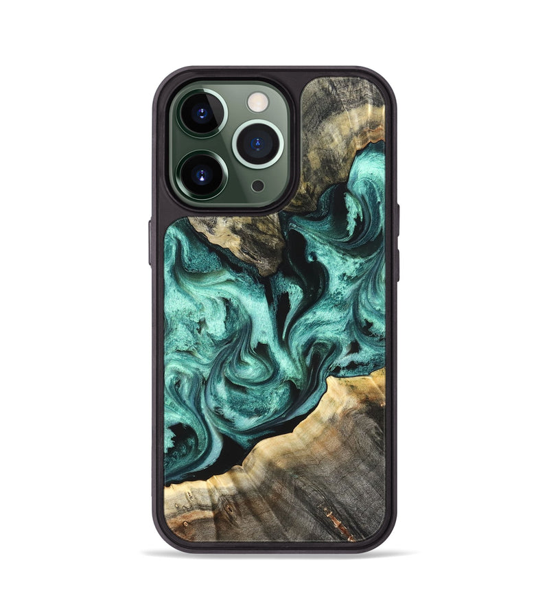 iPhone 13 Pro Wood Phone Case - Marely (Green, 831735)