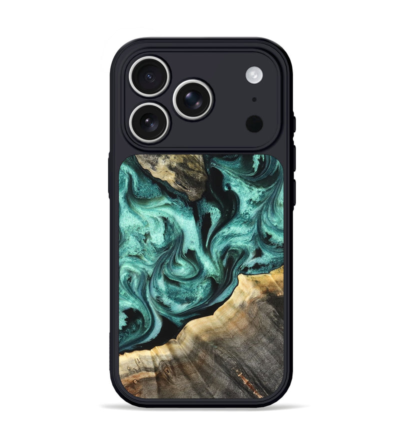 iPhone 17 Pro Wood Phone Case - Marely (Green, 831735)
