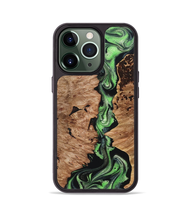 iPhone 13 Pro Wood Phone Case - Ellie (Green, 831738)
