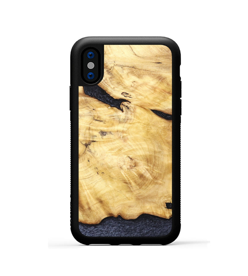iPhone Xs Wood Phone Case - Braxton (Wood Burl, 831749)