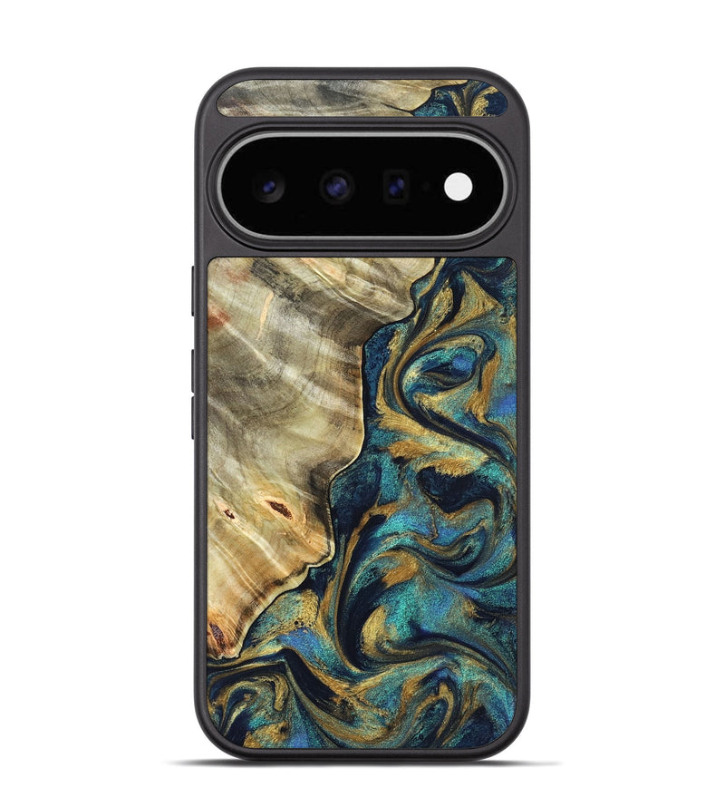 Pixel 11 Wood Phone Case - Jerry (Teal & Gold, 831755)