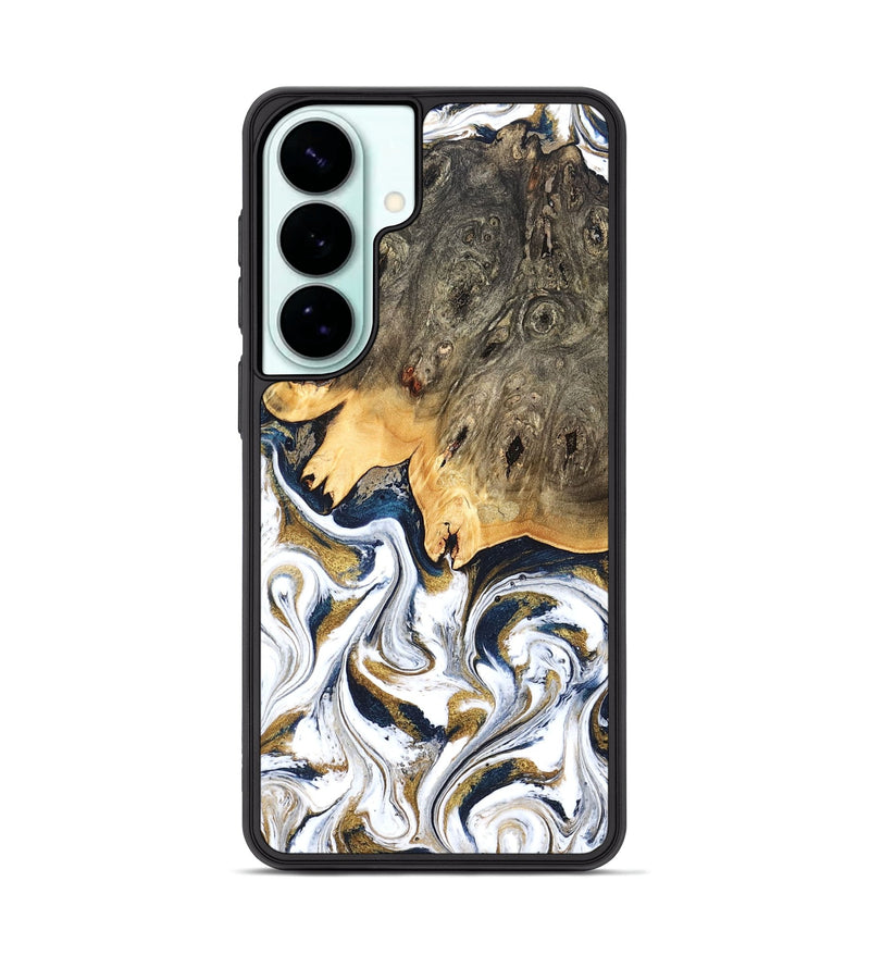 Galaxy S26 Plus Wood Phone Case - Angelia (Teal & Gold, 831761)