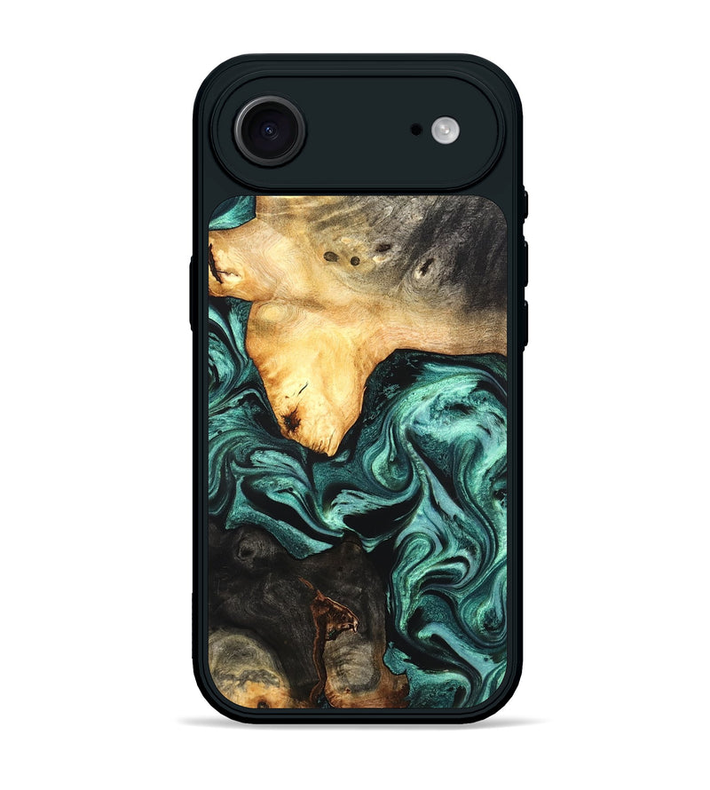 iPhone 17 Air Wood Phone Case - Damion (Green, 831767)