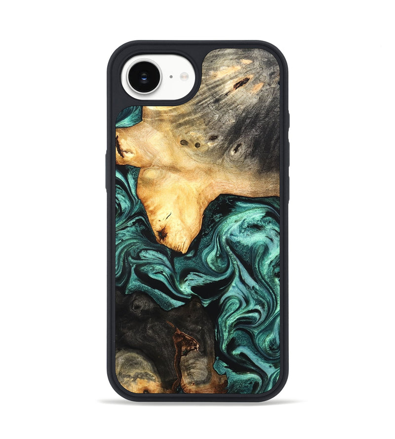 iPhone 17e Wood Phone Case - Damion (Green, 831767)