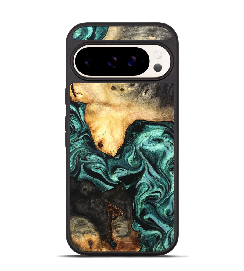 Pixel 9 Wood Phone Case - Damion (Green, 831767)