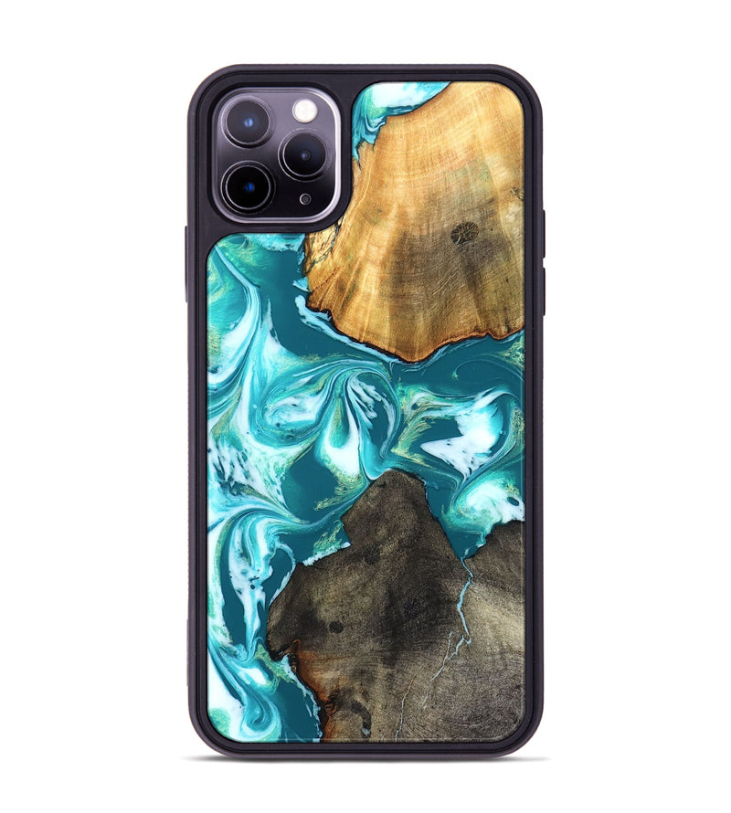 iPhone 11 Pro Max Wood Phone Case - Almeda (Green, 831768)