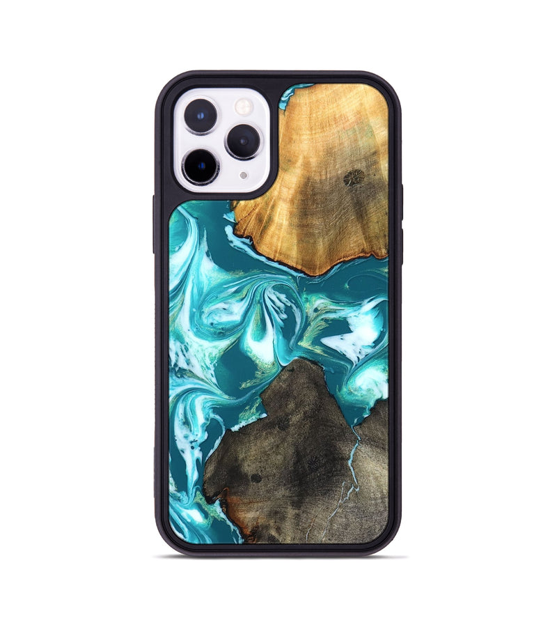 iPhone 11 Pro Wood Phone Case - Almeda (Green, 831768)