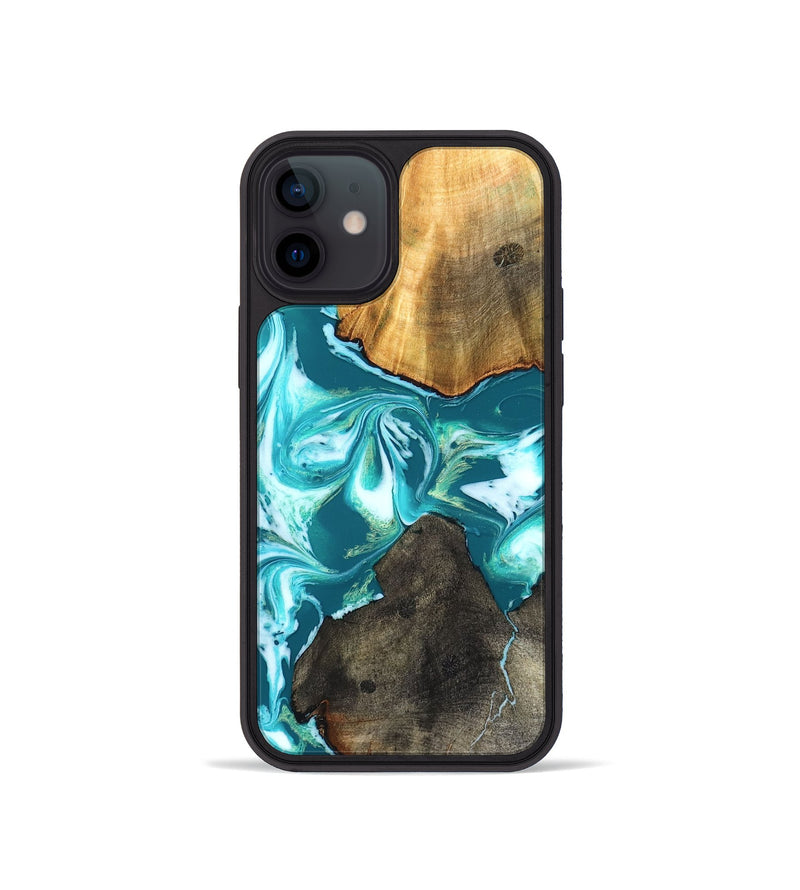 iPhone 12 mini Wood Phone Case - Almeda (Green, 831768)
