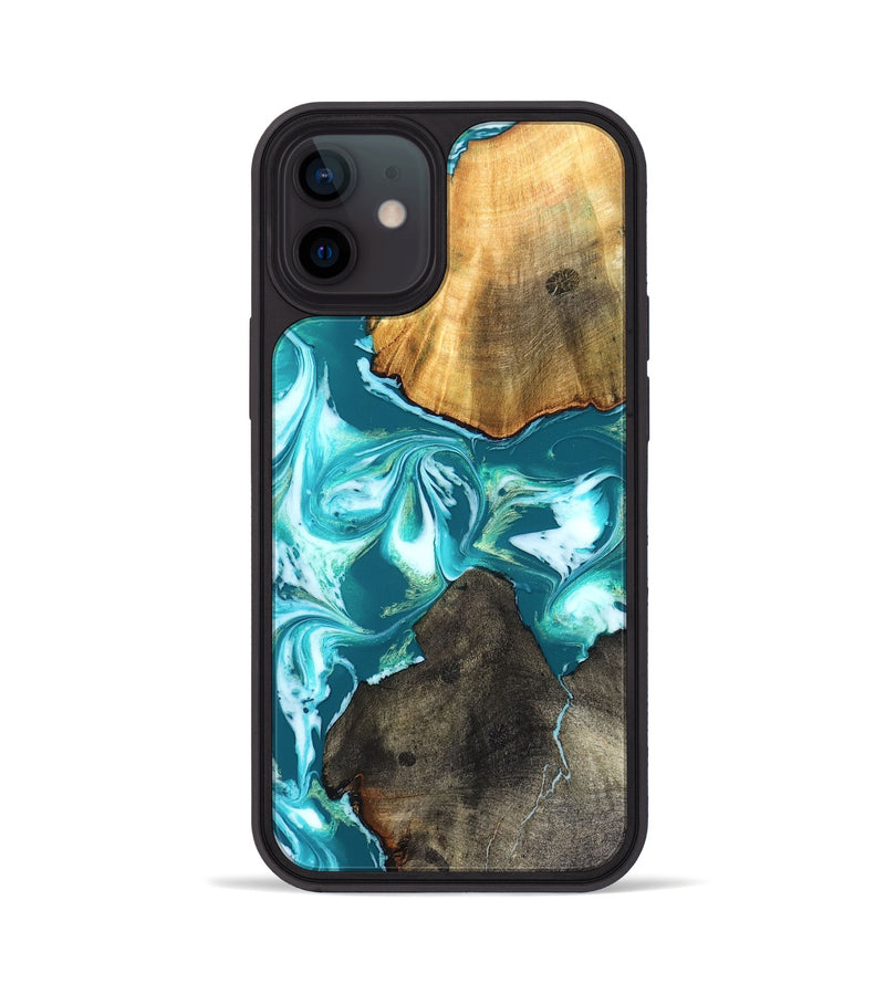 iPhone 12 Wood Phone Case - Almeda (Green, 831768)