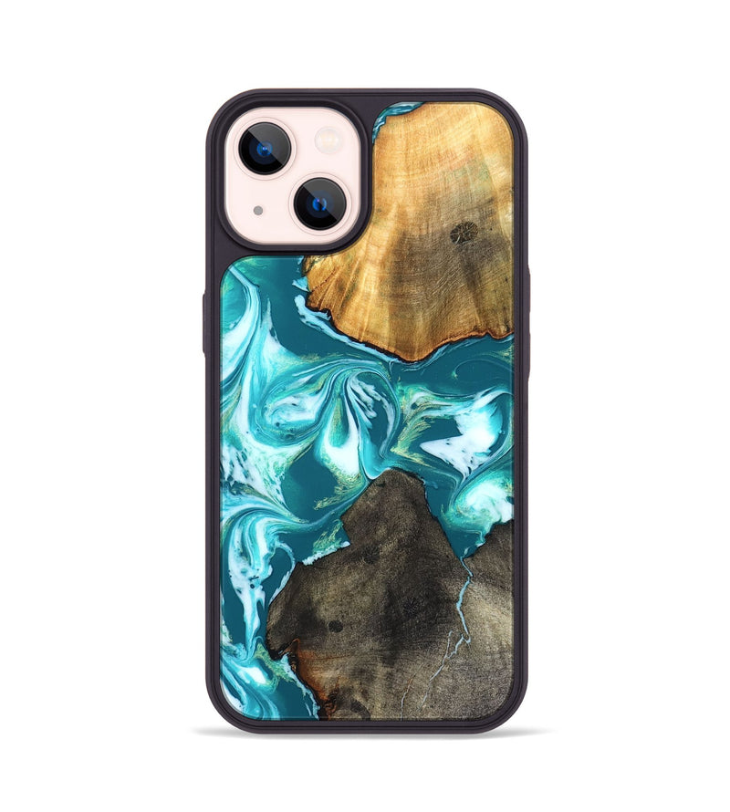 iPhone 14 Wood Phone Case - Almeda (Green, 831768)