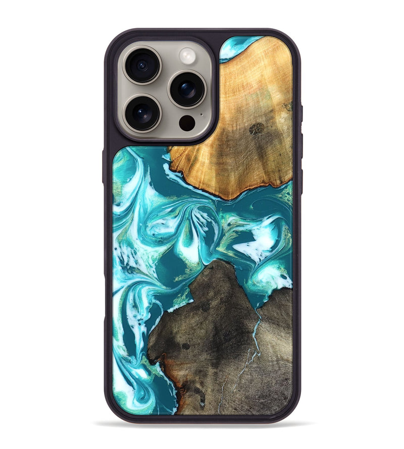 iPhone 16 Pro Max Wood Phone Case - Almeda (Green, 831768)