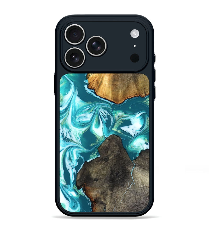 iPhone 17 Pro Max Wood Phone Case - Almeda (Green, 831768)