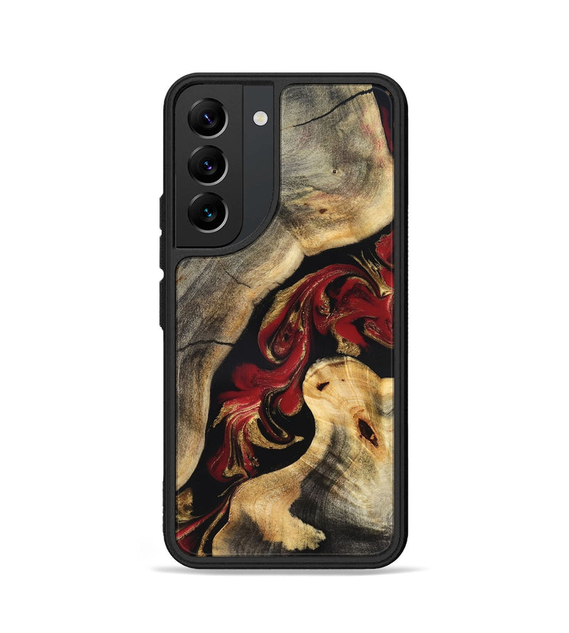 Galaxy S22 Wood Phone Case - Yoselin (Red, 831769)
