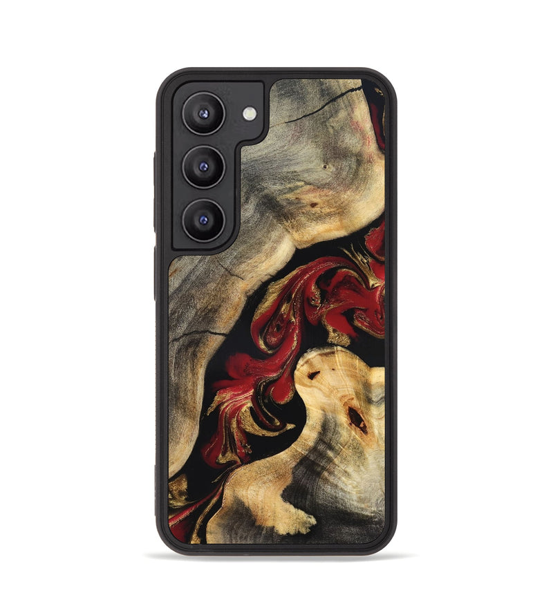 Galaxy S23 Wood Phone Case - Yoselin (Red, 831769)