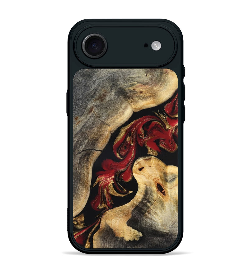 iPhone 17 Air Wood Phone Case - Yoselin (Red, 831769)