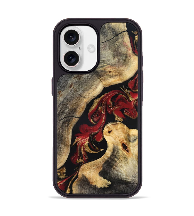 iPhone 17 Wood Phone Case - Yoselin (Red, 831769)