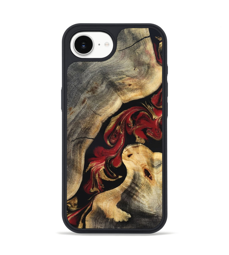 iPhone 17e Wood Phone Case - Yoselin (Red, 831769)