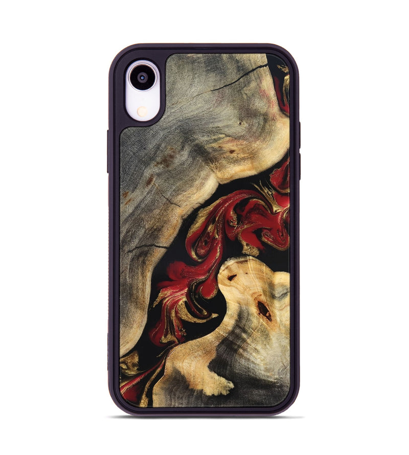 iPhone Xr Wood Phone Case - Yoselin (Red, 831769)