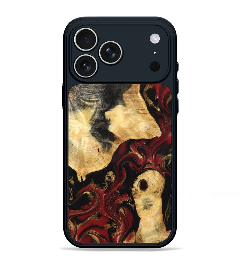 iPhone 17 Pro Max Wood Phone Case - Mariana (Red, 831770)