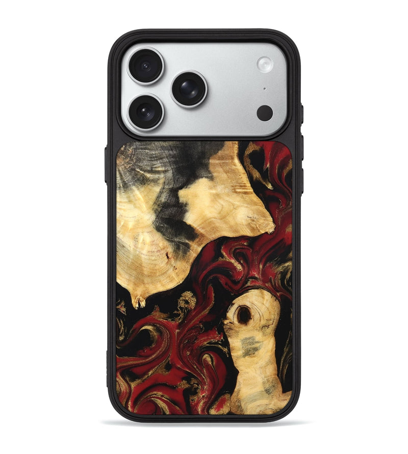 iPhone 18 Pro Max Wood Phone Case - Mariana (Red, 831770)