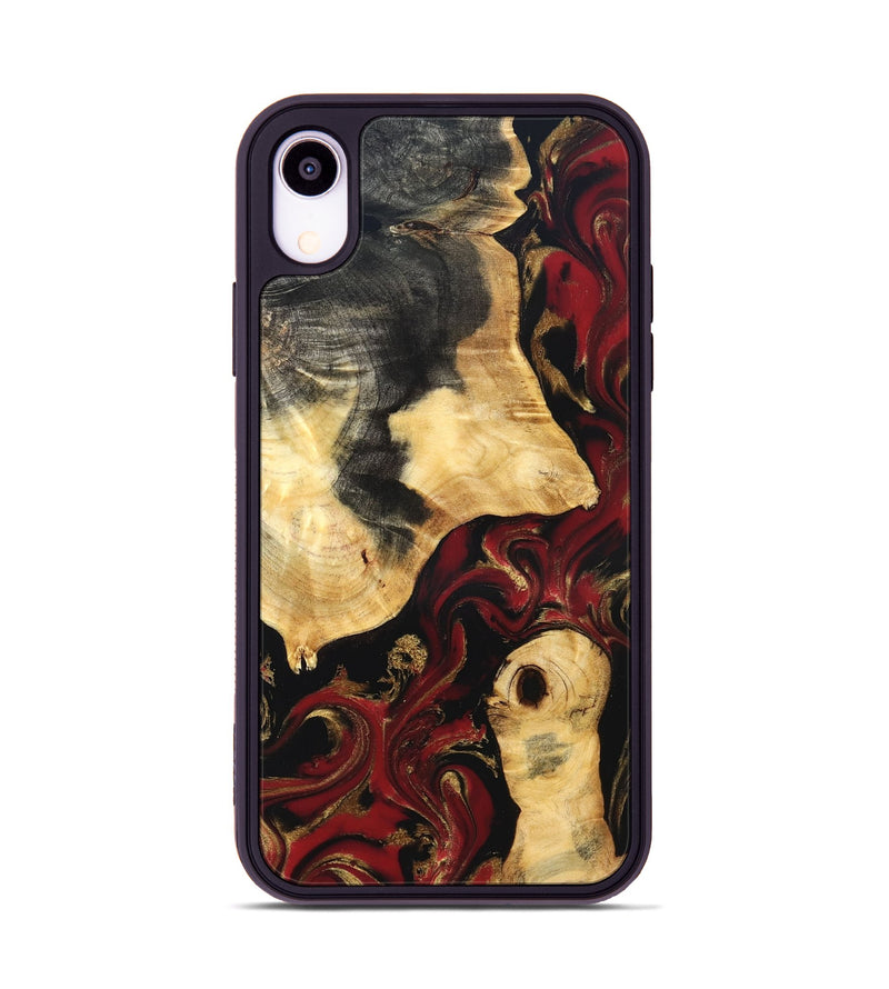iPhone Xr Wood Phone Case - Mariana (Red, 831770)