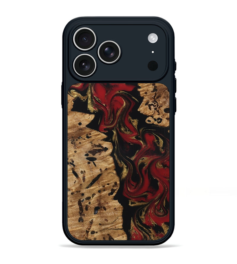 iPhone 17 Pro Max Wood Phone Case - Katlin (Red, 831771)
