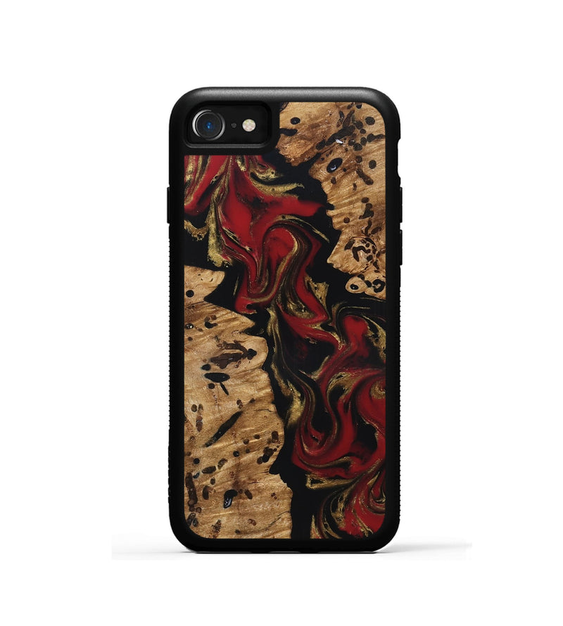 iPhone SE Wood Phone Case - Katlin (Red, 831771)