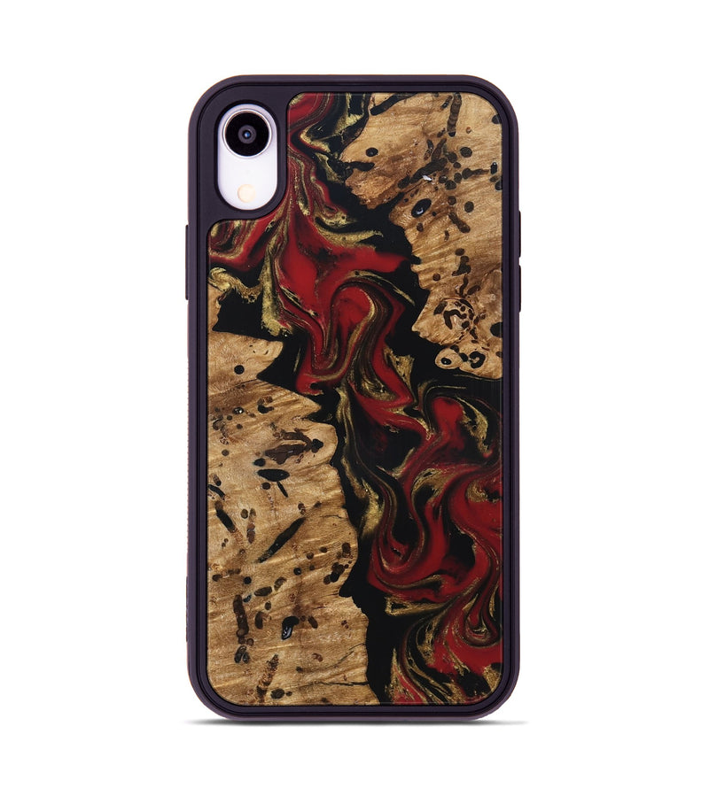 iPhone Xr Wood Phone Case - Katlin (Red, 831771)