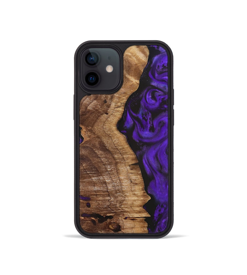 iPhone 12 mini Wood Phone Case - Ryder (Purple, 831772)