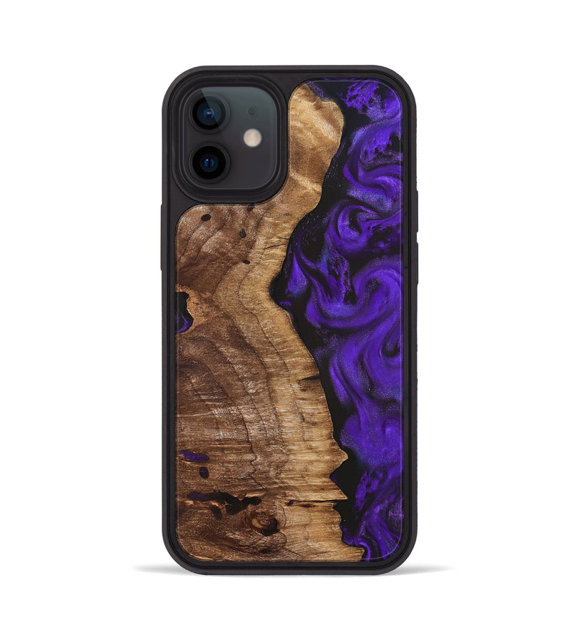 iPhone 12 Wood Phone Case - Ryder (Purple, 831772)