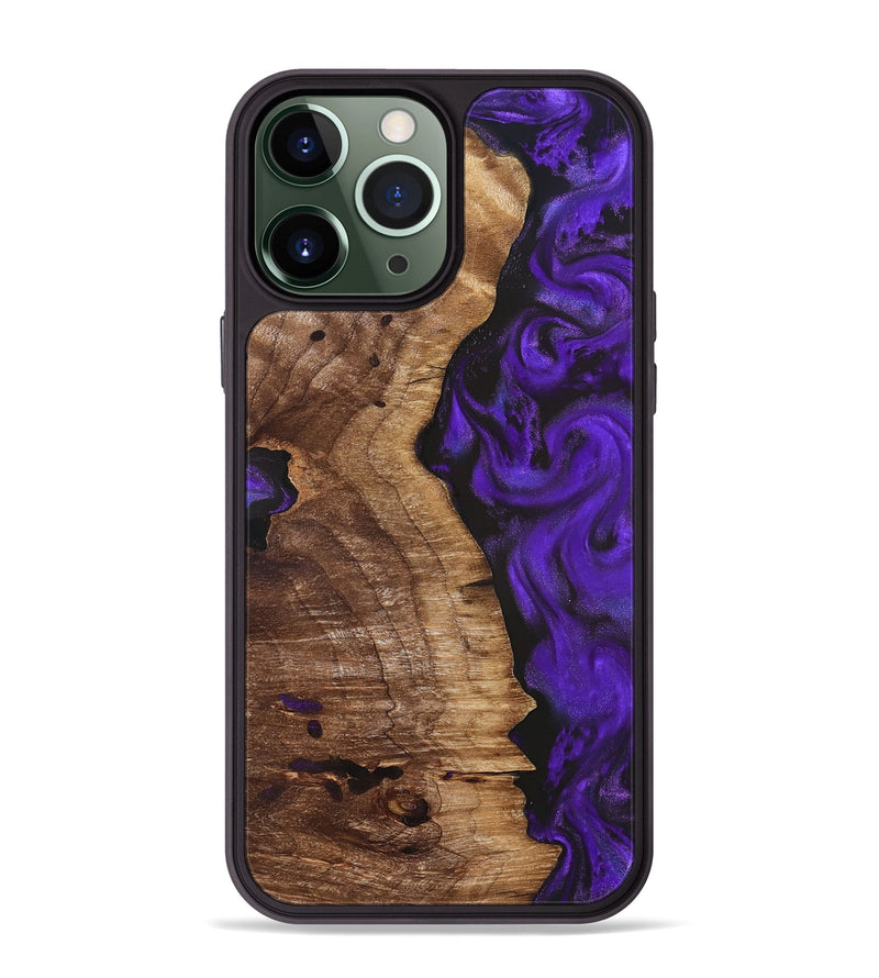 iPhone 13 Pro Max Wood Phone Case - Ryder (Purple, 831772)