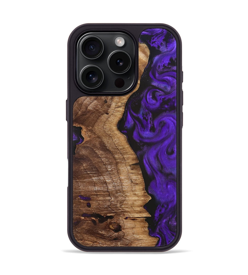 iPhone 16 Pro Wood Phone Case - Ryder (Purple, 831772)
