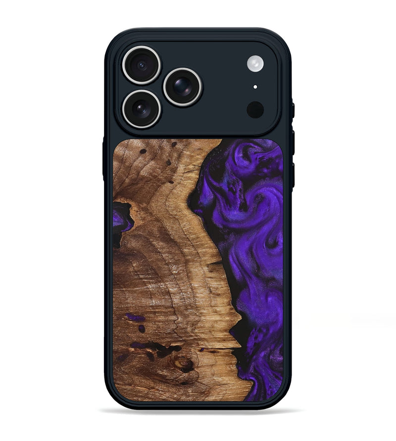 iPhone 17 Pro Max Wood Phone Case - Ryder (Purple, 831772)