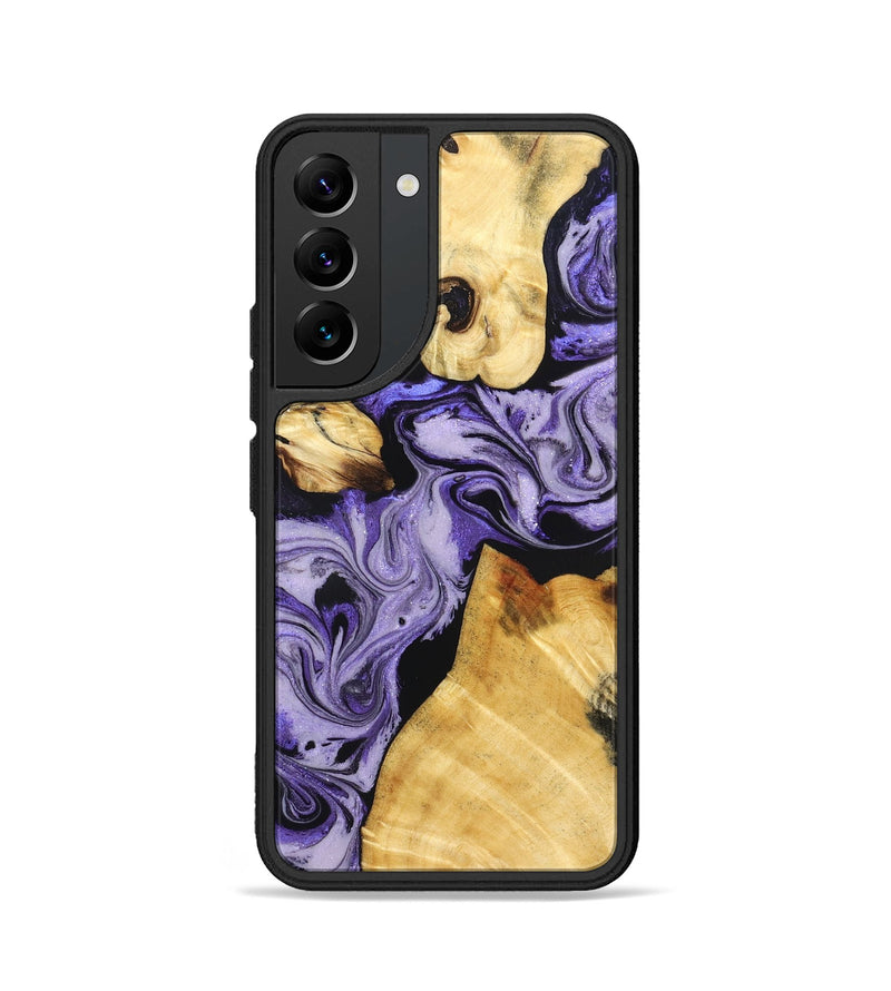 Galaxy S22 Wood Phone Case - Hakeem (Purple, 831773)