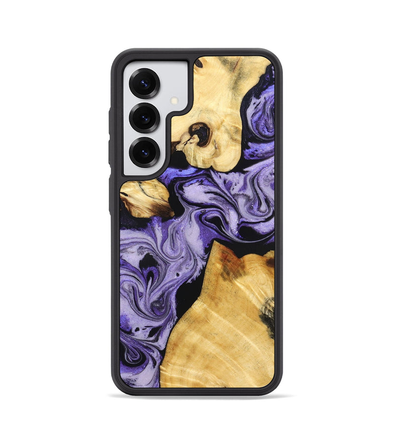 Galaxy S25 Wood Phone Case - Hakeem (Purple, 831773)