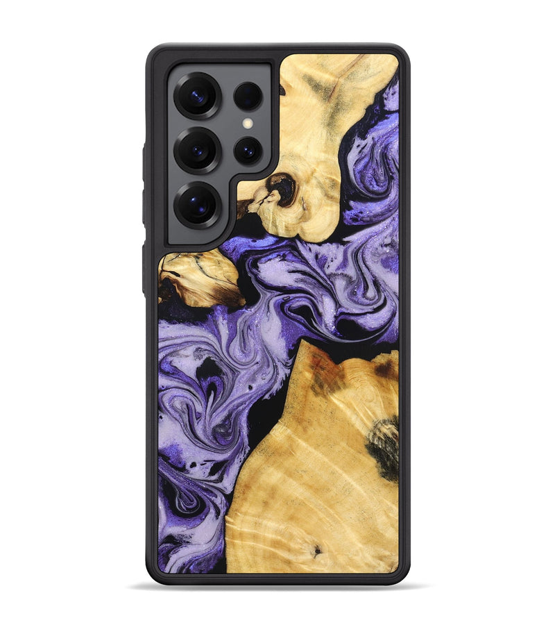 Galaxy S25 Ultra Wood Phone Case - Hakeem (Purple, 831773)