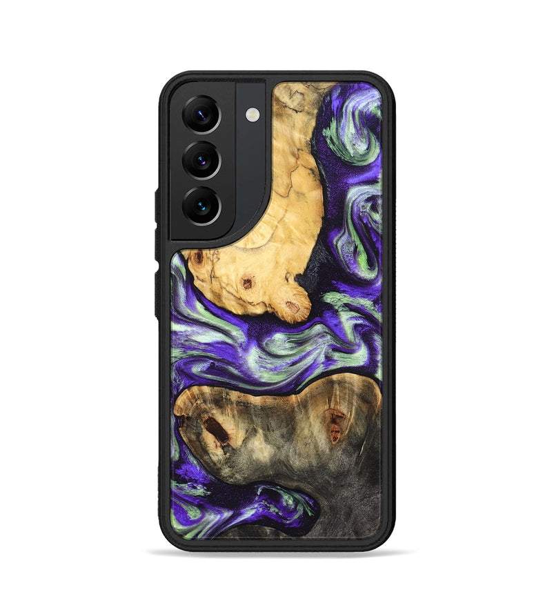 Galaxy S22 Wood Phone Case - Burt (Purple, 831774)